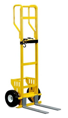 American Cart Tall Fork Hand Truck with Looped Handles